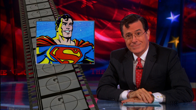 Stephen Colbert, Man of Steel May 2 2013 The Colbert Report