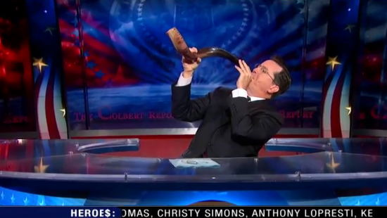 Stephen Colbert Shofar