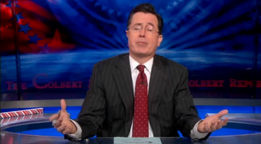 Let me ride Stephen Colbert let me ride