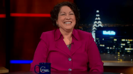 Justice Sotomayor on The Colbert Report