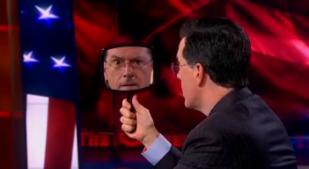 Is Stephen Colbert the real Edward Snowden. 