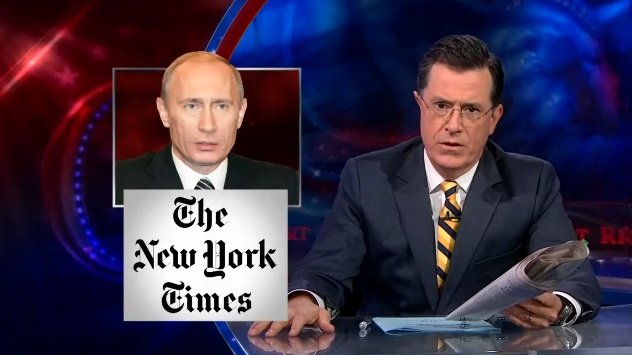 Vladimir Putin New York Times