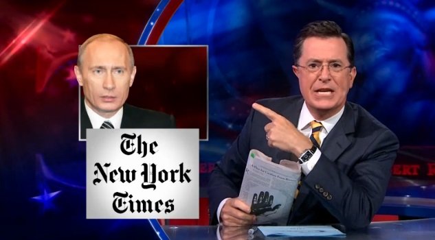 Stephen Colbert on Vladimir Putin