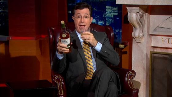 Stephen Colbert night cap sign off