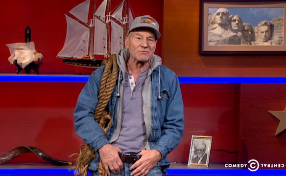 Patrick Stewart on The Colbert Report
